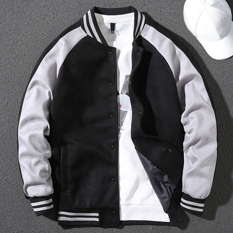 Handsome Baseball Uniform Casual Versatile Jacket