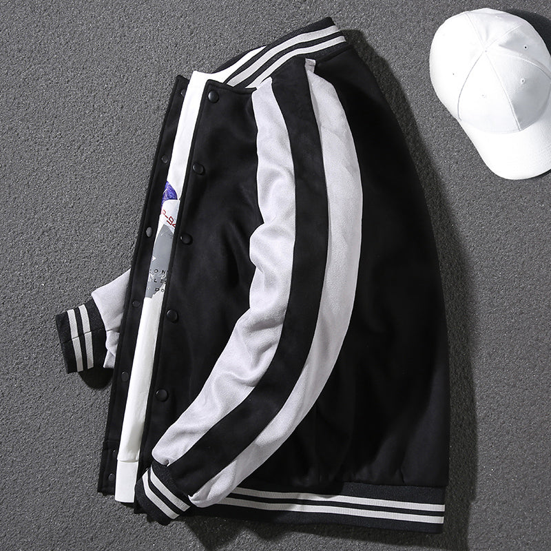 Handsome Baseball Uniform Casual Versatile Jacket
