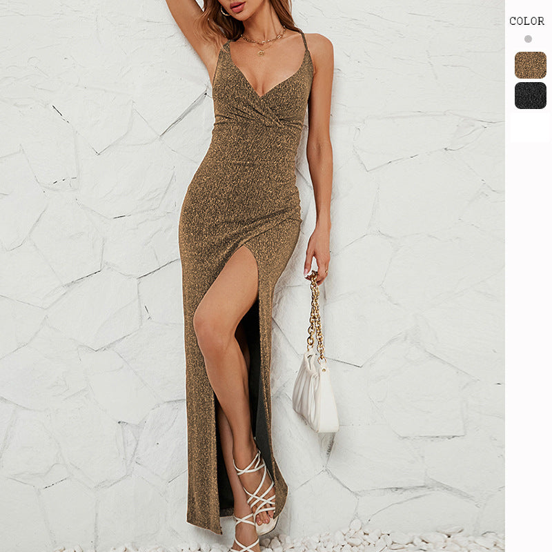 Summer fashion hottie sexy suspender dress for women