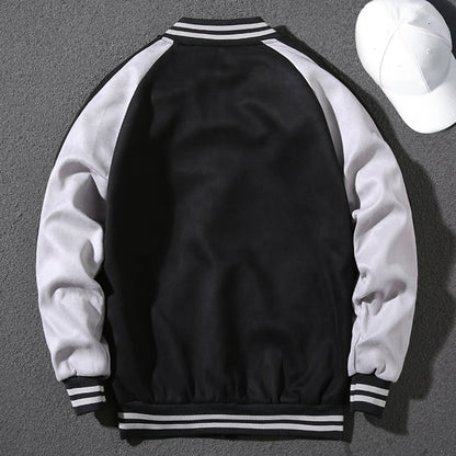 Handsome Baseball Uniform Casual Versatile Jacket