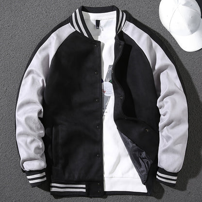 Handsome Baseball Uniform Casual Versatile Jacket