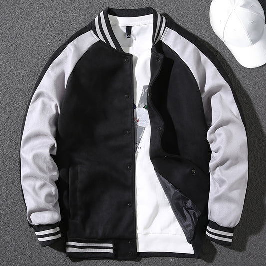 Handsome Baseball Uniform Casual Versatile Jacket
