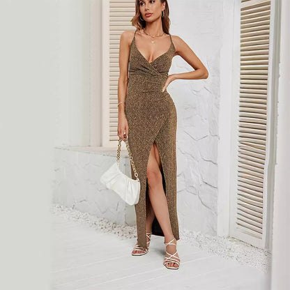 Summer fashion hottie sexy suspender dress for women