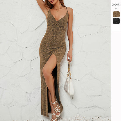 Summer fashion hottie sexy suspender dress for women